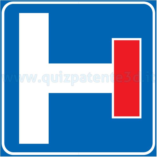 PREAVVISO DI STRADA SENZA USCITA
