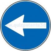 DIREZIONE OBBLIGATORIA A SINISTRA