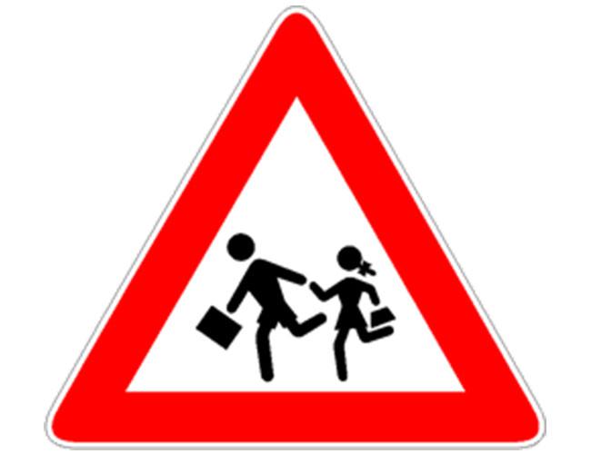 Attenzione bambini in zona