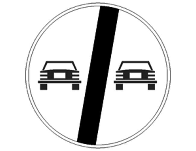 Fine del divieto di sorpasso