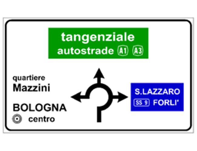 Incrocio urbano con circolazione rotatoria