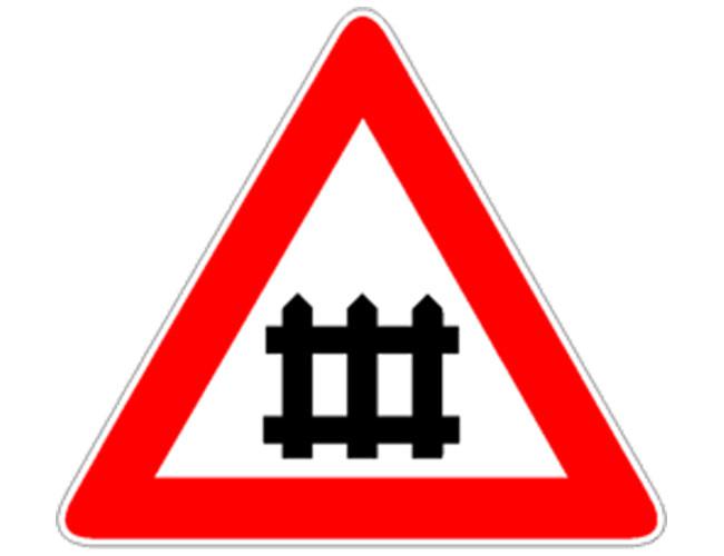 Passaggio a livello con barriere