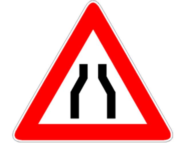 Restringimento carreggiata 1